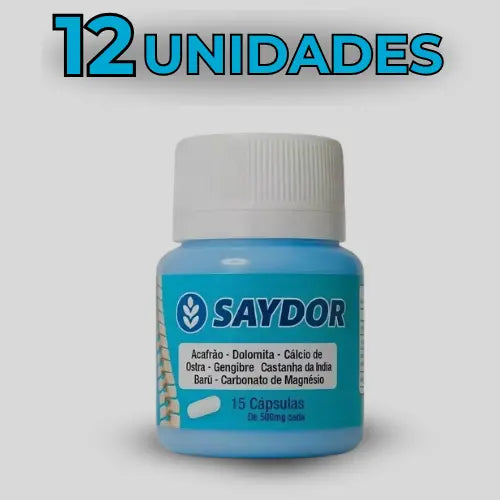 Saydor 500 mg – Suplemento Alimentar Natural com Minerais e Extratos Vegetais – 15 Cápsulas