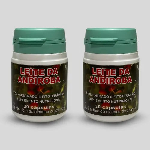 Leite de Andiroba 500 mg – Suplemento Alimentar Natural com Carapa guianensis – 30 Cápsulas