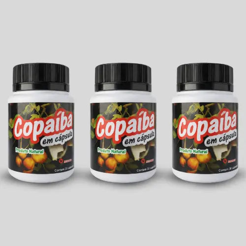 Suplemento Alimentar com Óleo de Copaíba – 30 Cápsulas