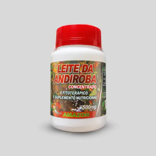 Leite de Andiroba 500 mg – Suplemento Alimentar Natural com Carapa guianensis – 30 Cápsulas