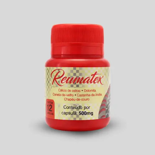 Reumatex – Suplemento Alimentar Natural com Minerais e Extratos Vegetais – 12 Cápsulas