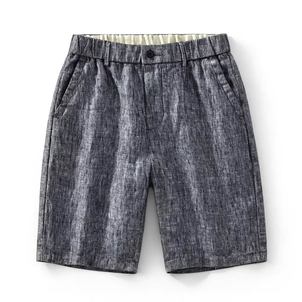 Bermuda de Linho Masculina Lorennzi Grano