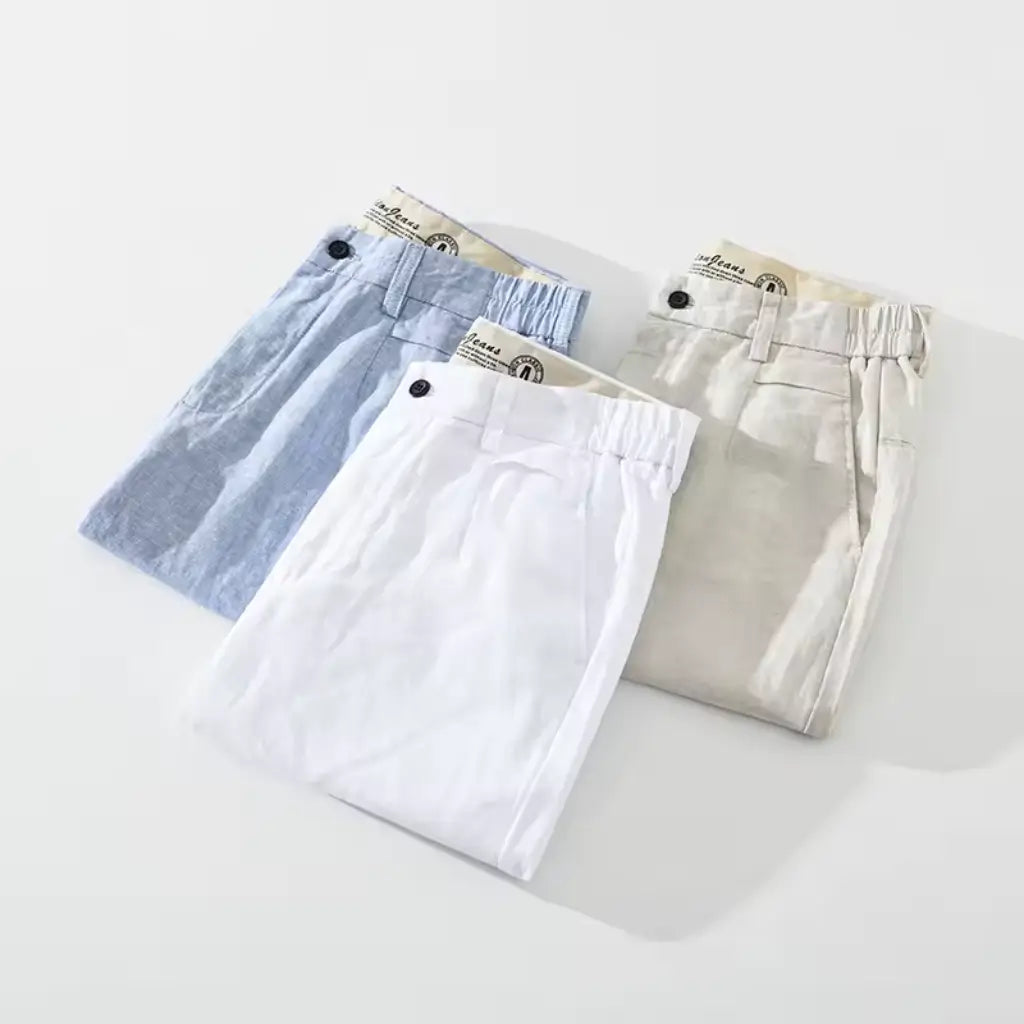 Bermuda de Linho Masculina Lorennzi Linen 3