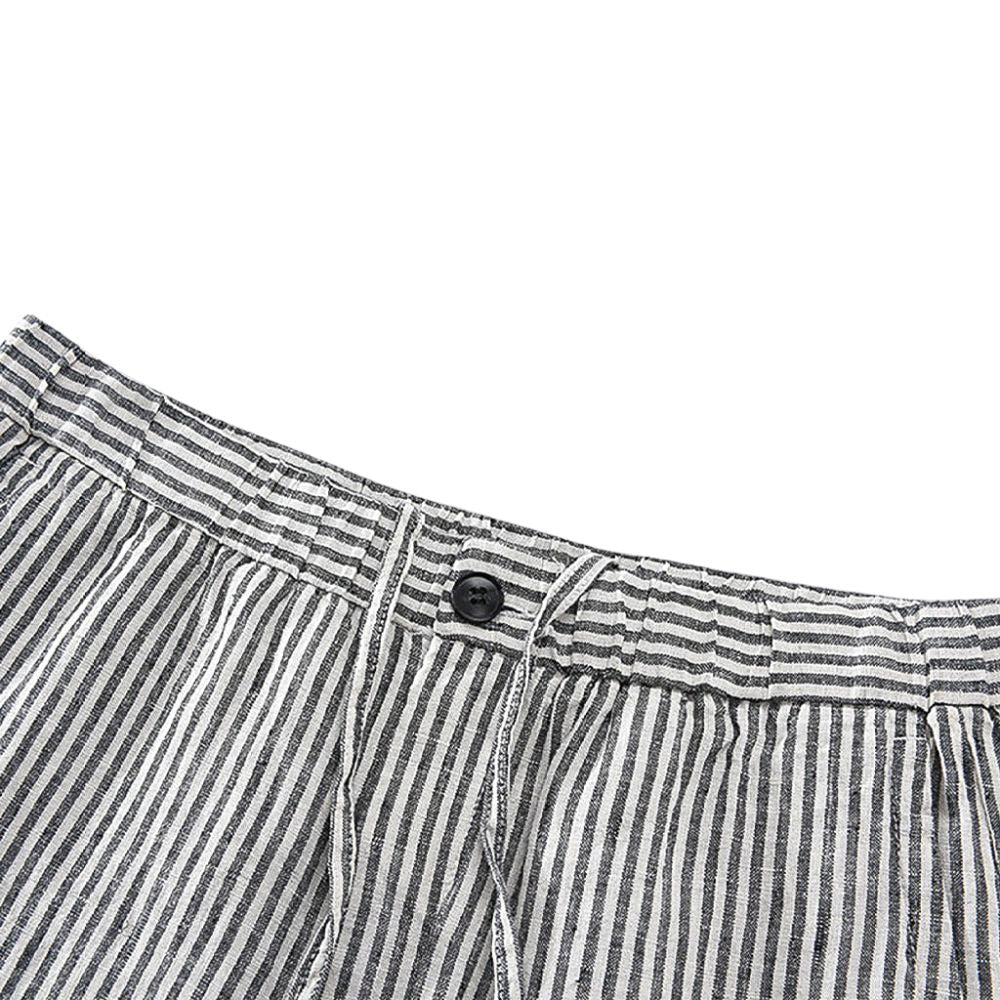 Bermuda de Linho Masculina Lorennzi Listrada 3