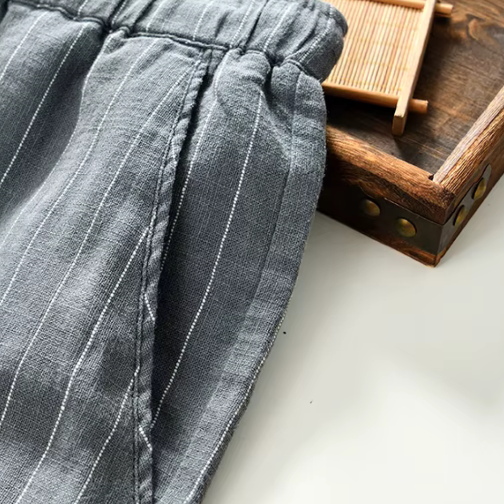 Bermuda de Linho Masculina Lorennzi Porto 4