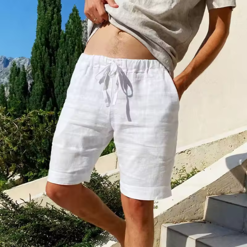 Bermuda de Linho Masculina Lorennzi Riviera 3