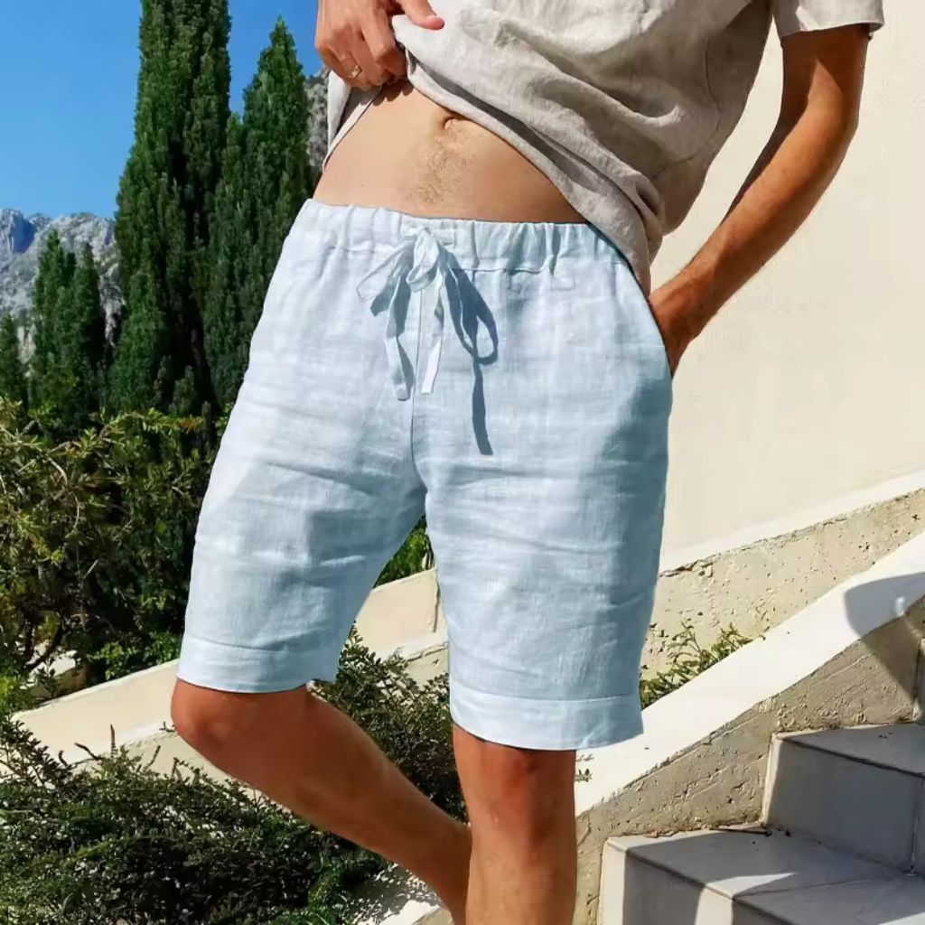Bermuda de Linho Masculina Lorennzi Riviera 5