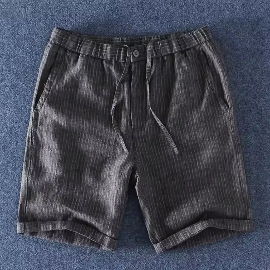 Bermuda de Linho Masculina Lorennzi Salermo 2