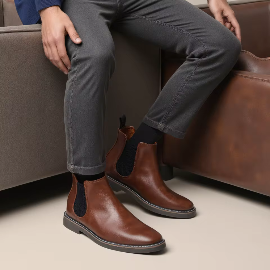Bota Chelsea Masculina Lorennzi Nero 3