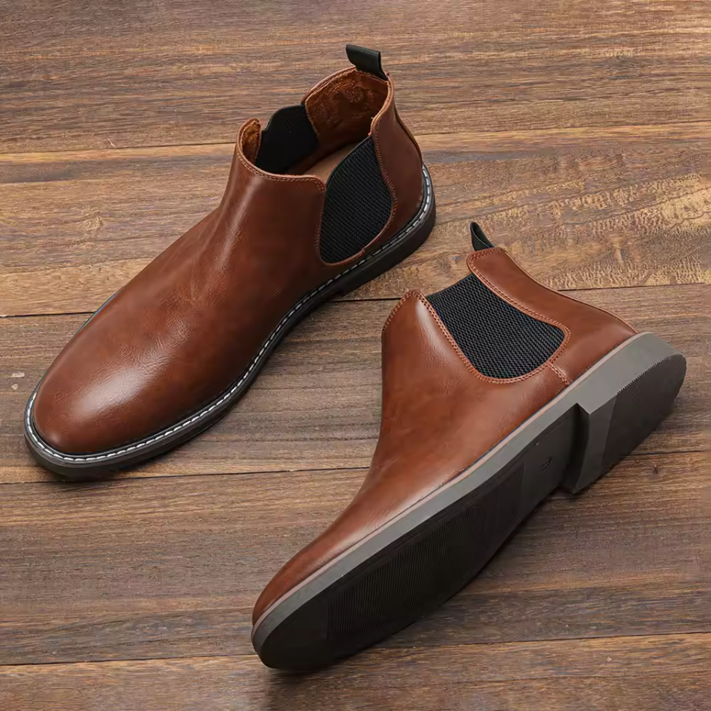 Bota Chelsea Masculina Lorennzi Nero 5