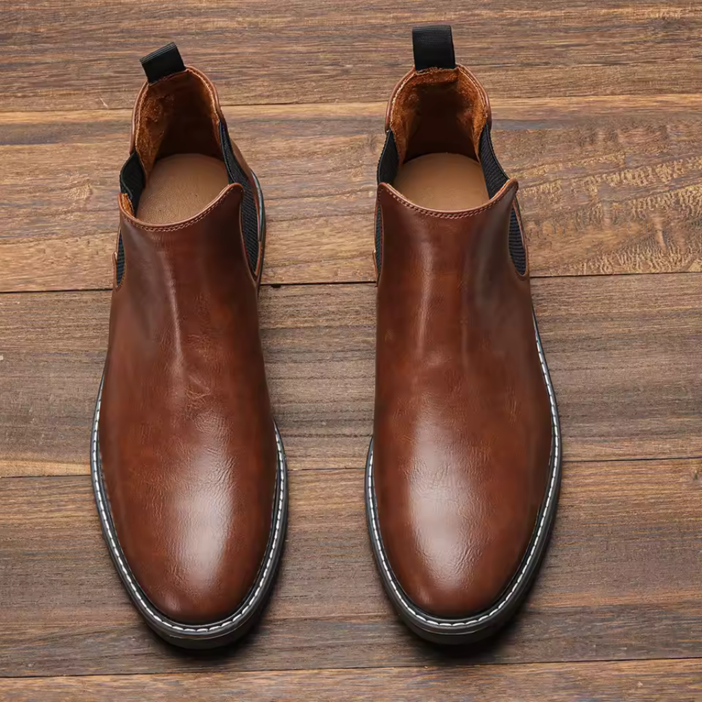Bota Chelsea Masculina Lorennzi Nero 6