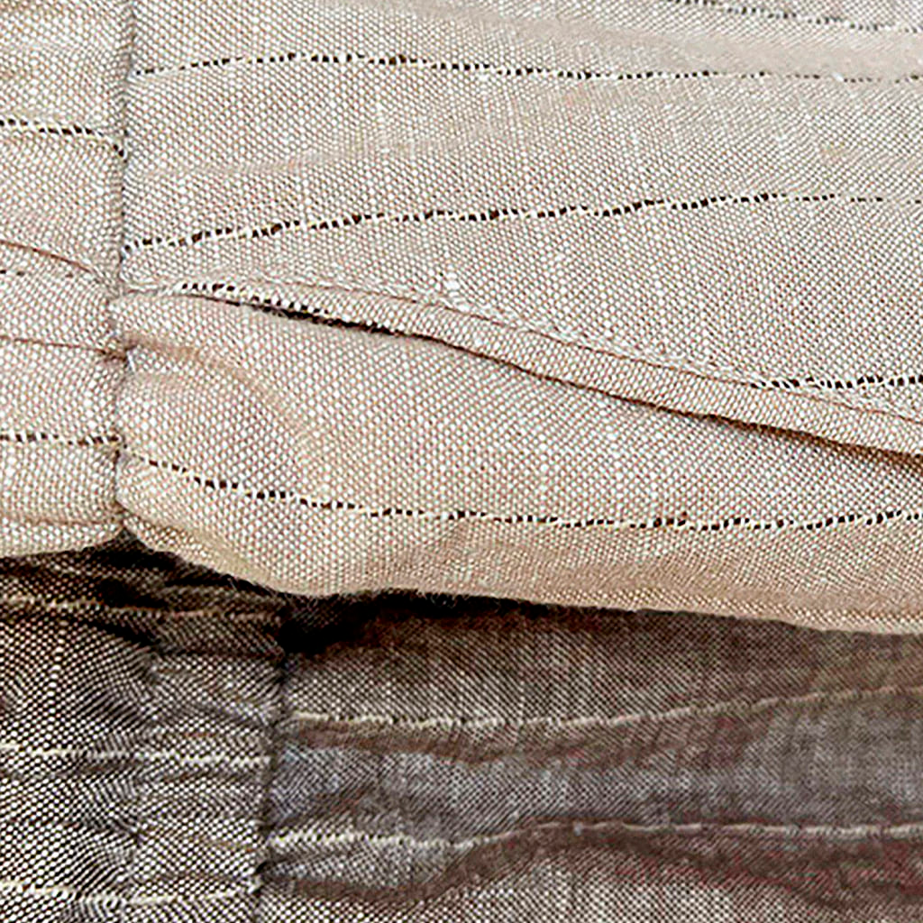 Calça de Linho Masculina Listrada Lorennzi 6