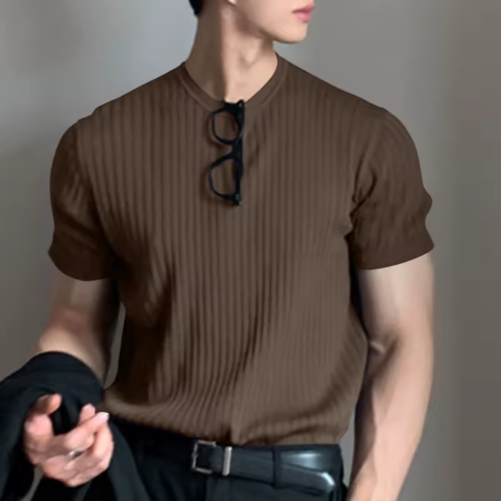 Camisa Básica Masculina Lorennzi Nero 5