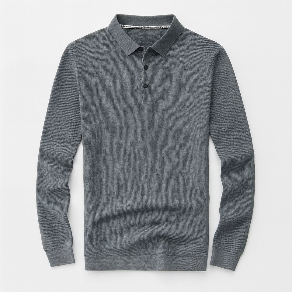 Camisa Gola Polo Manga Longa Lorennzi