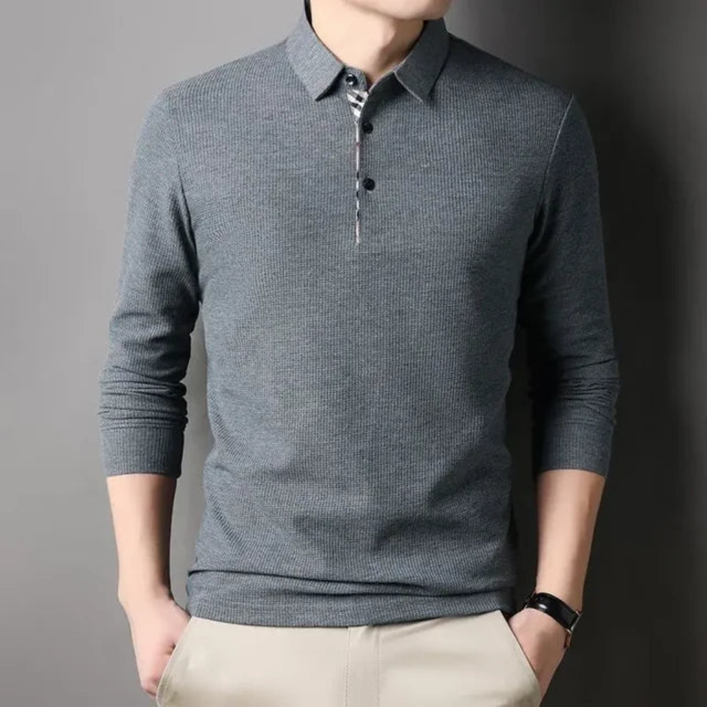 Camisa Gola Polo Manga Longa Lorennzi 3
