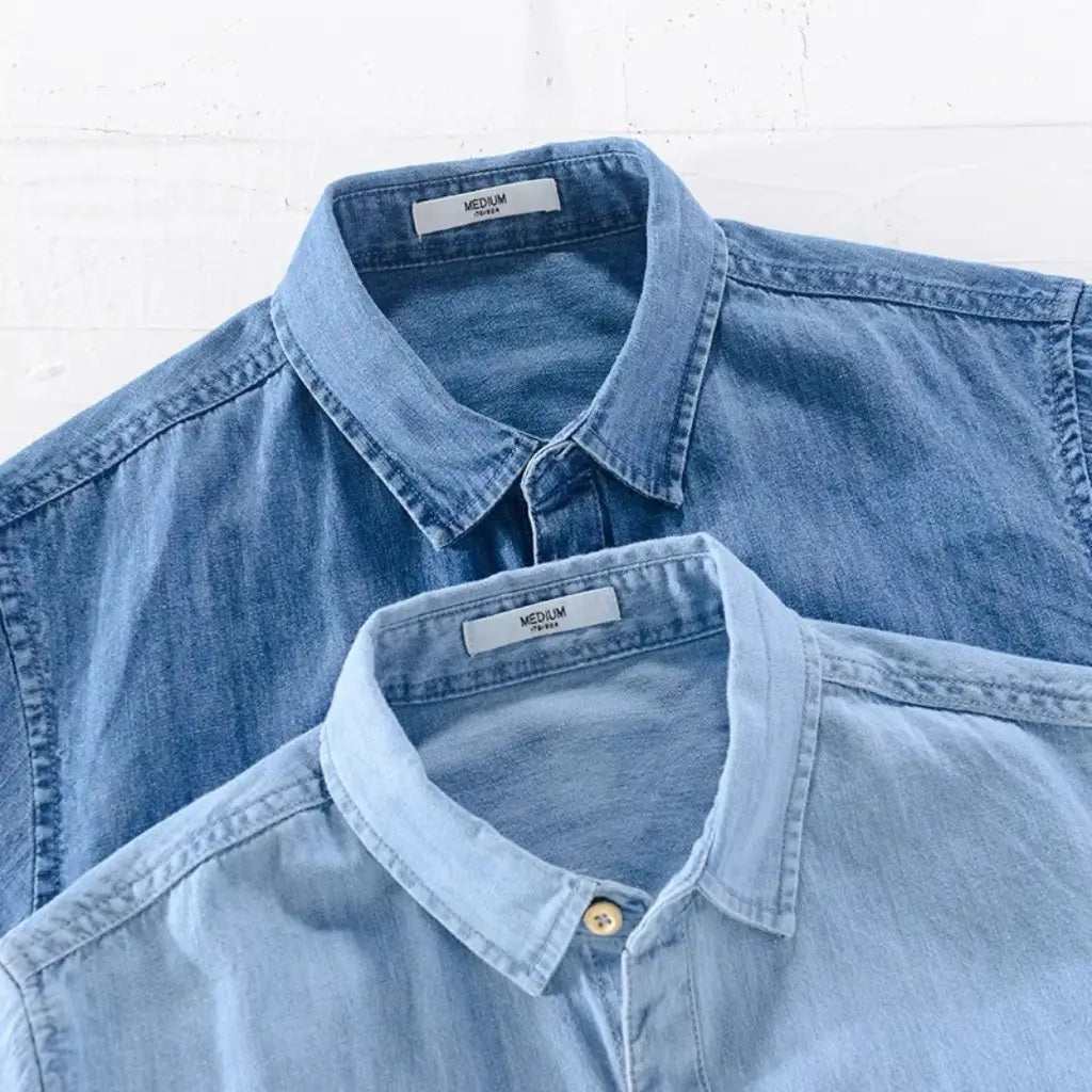 Camisa Jeans Masculina Lorennzi Denim 6