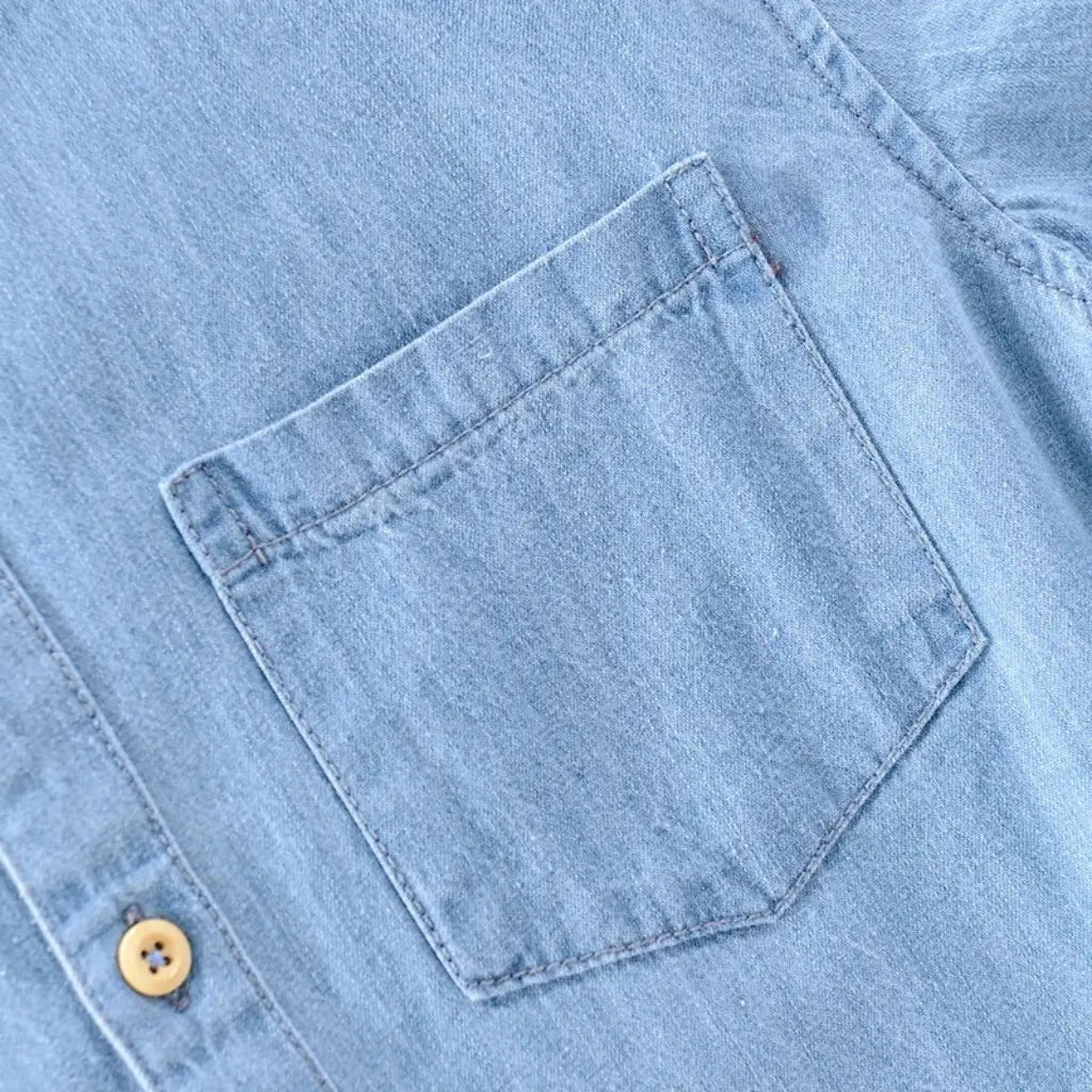Camisa Jeans Masculina Lorennzi Denim 7