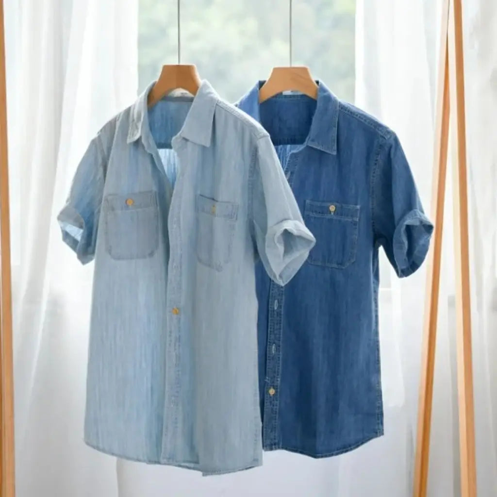 Camisa Jeans Masculina Lorennzi Vero 7