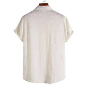 Camisa Manga Curta Lorennzi Off White 3