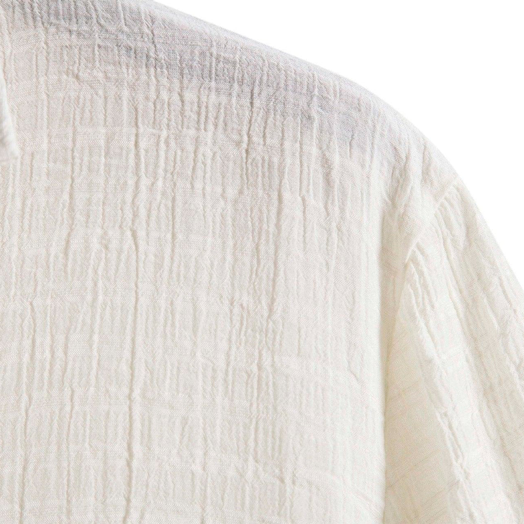 Camisa Manga Curta Lorennzi Off White 4