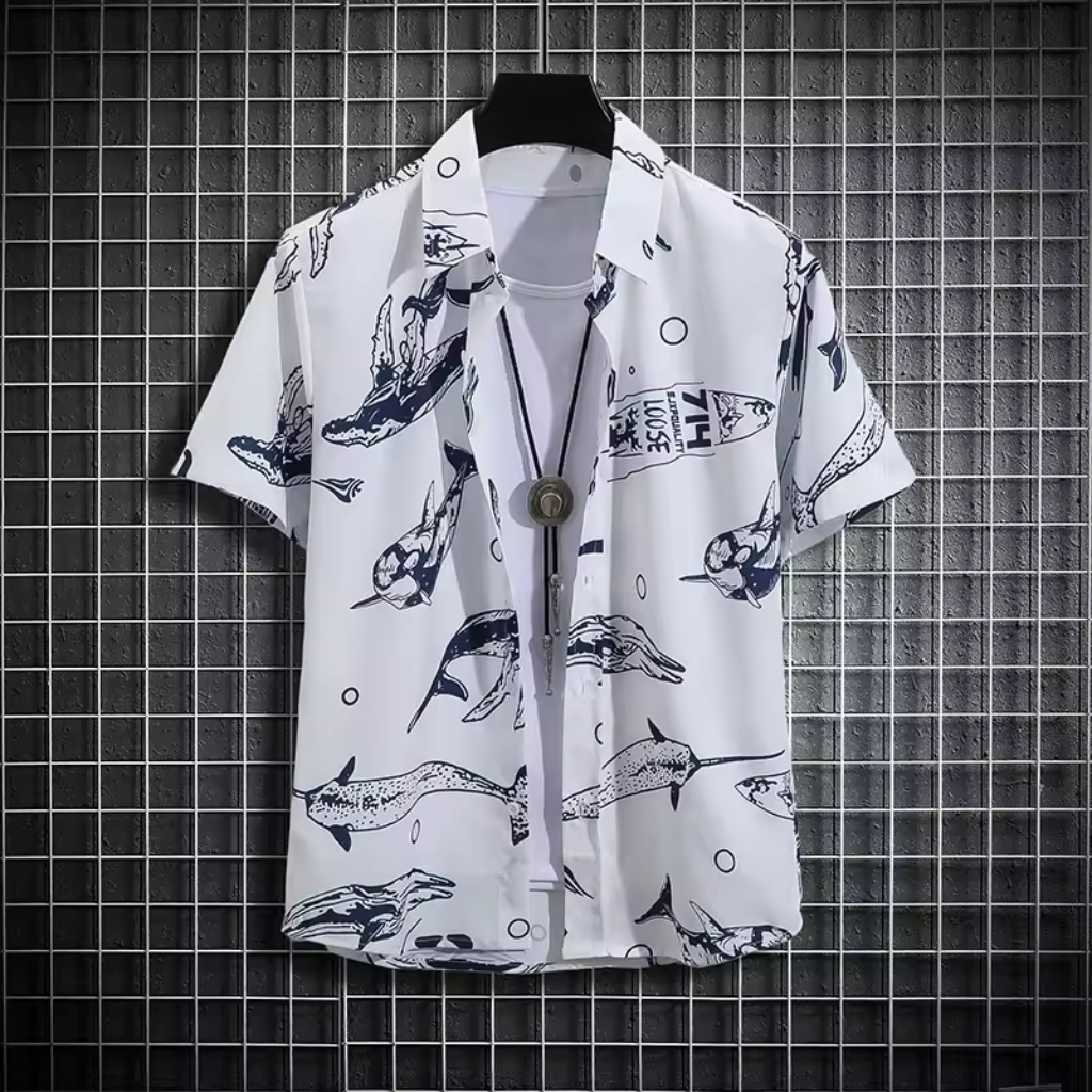 Camisa Manga Curta Lorennzi Waves 4