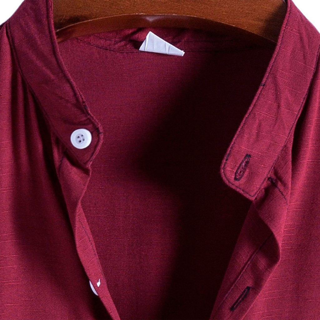 Camisa Masculina Lisa Gola Padre Lorennzi 3