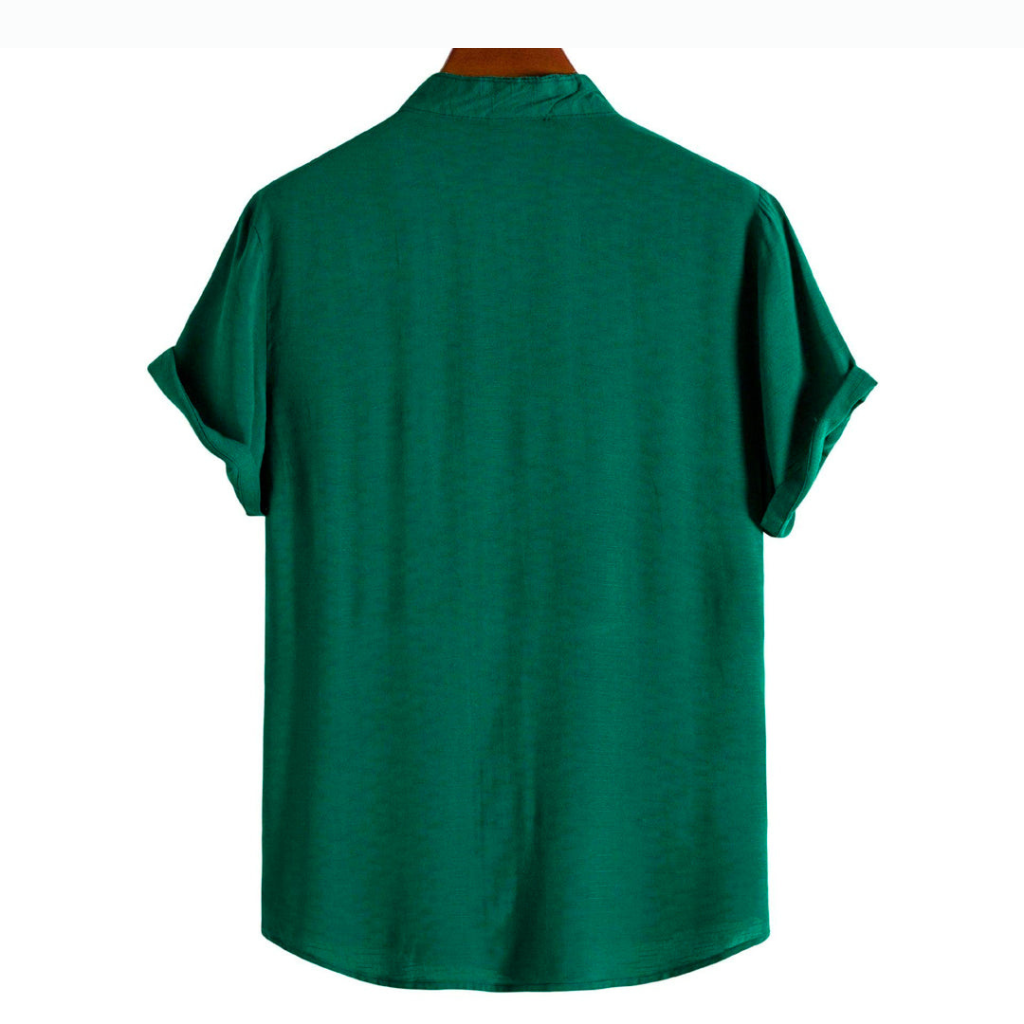 Camisa Masculina Lisa Gola Padre Lorennzi 7