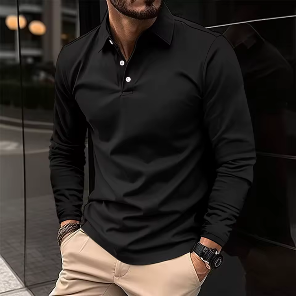 Camisa Polo Manga Comprida Lorennzi Capri 3