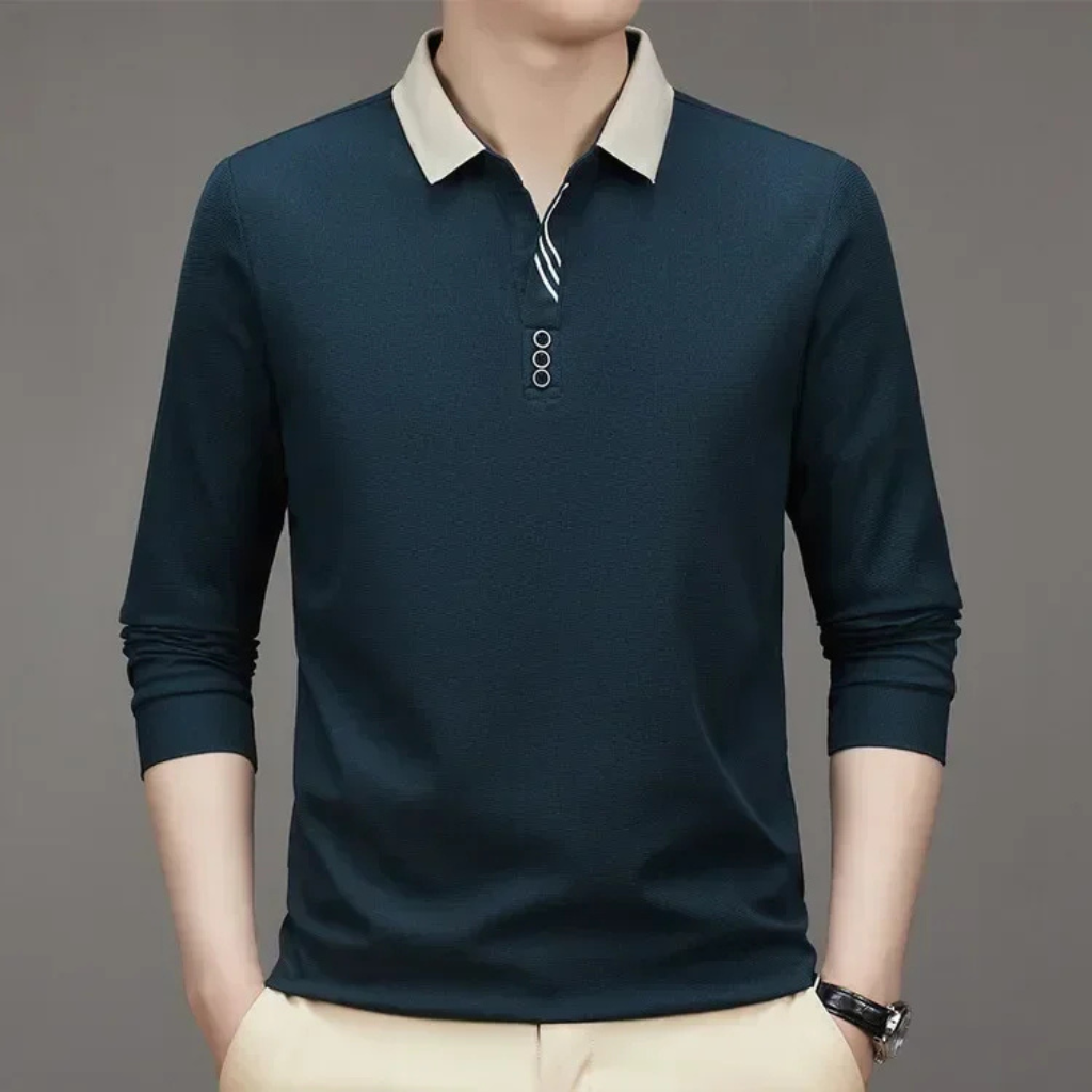 Camisa Polo Manga Longa Lorennzi