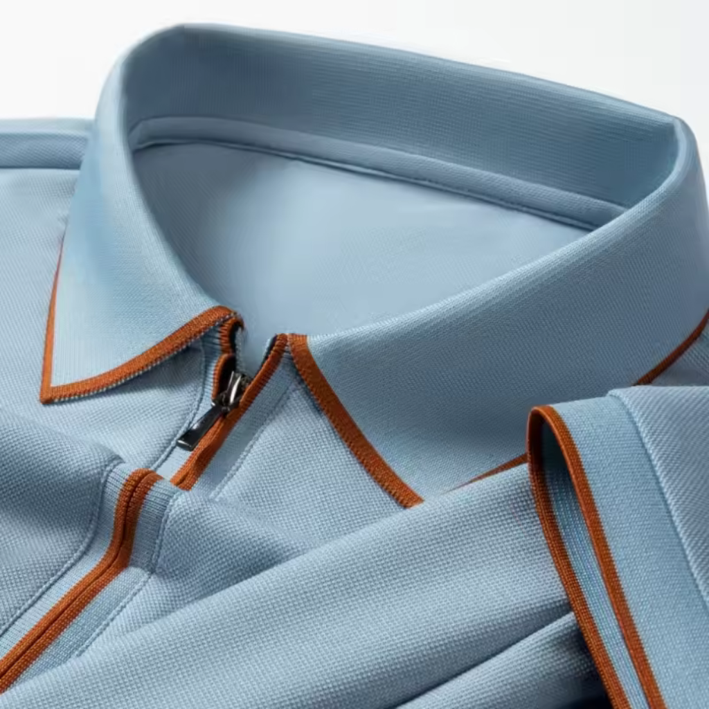 Camisa Polo Masculina de Seda Lorennzi 5