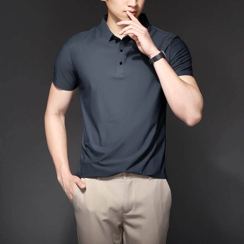 Camisa Polo Premium Seda Gelo Anti Amasso Lorennzi 2