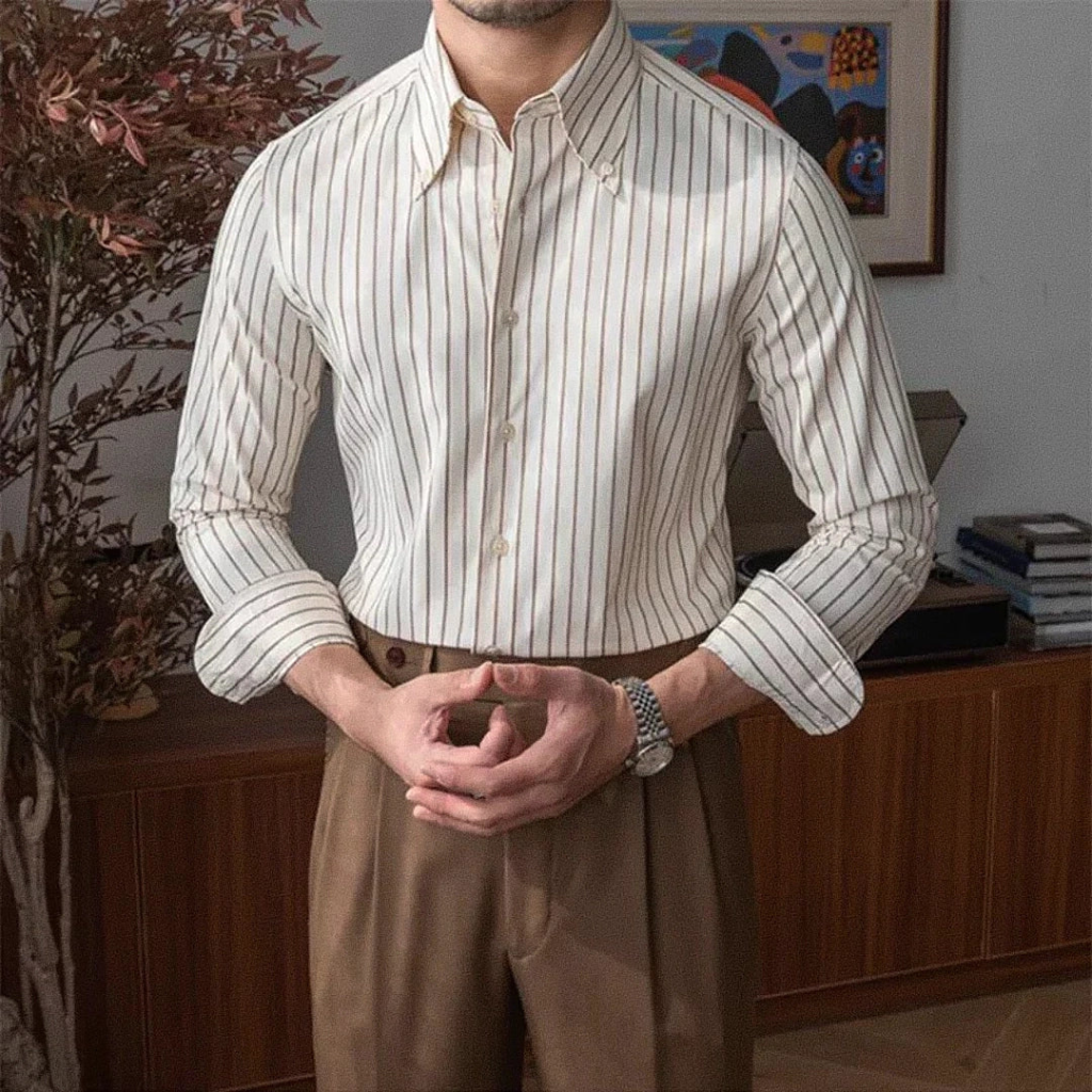 Camisa Social Masculina Lorennzi Griffin 3