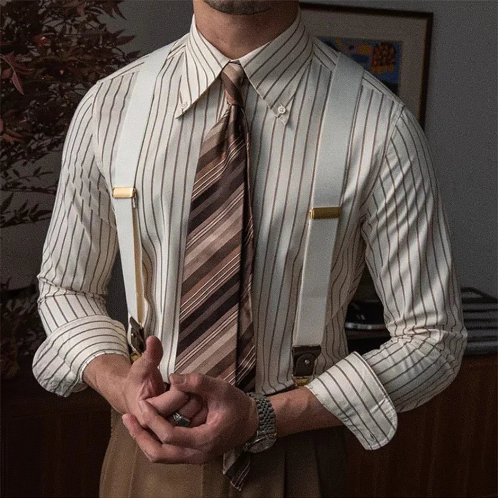 Camisa Social Masculina Lorennzi Griffin 6