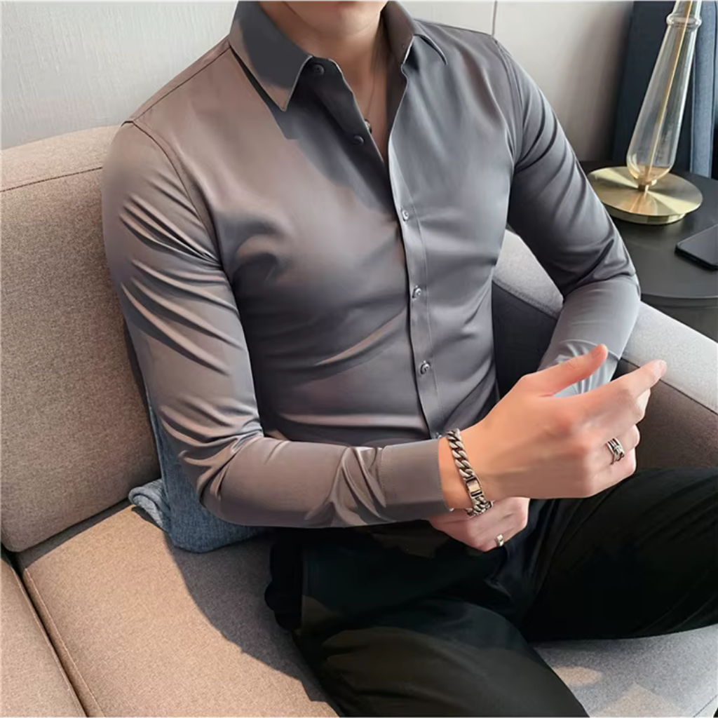 Camisa Social Masculina Lorennzi Tahiti 7