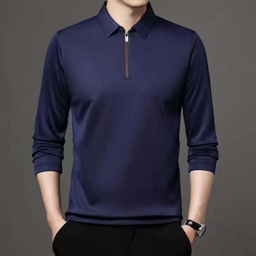 Camisa Social com Zíper Lorennzi 5