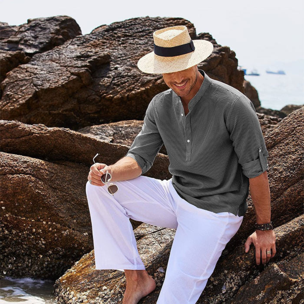 Camisa de Linho Lorennzi Beach 7