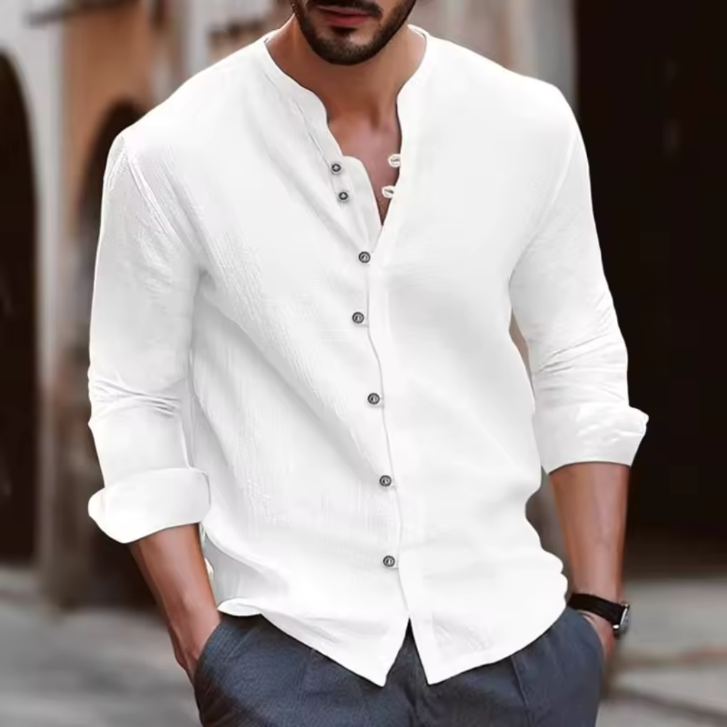 Camisa de Linho Lorennzi Geneva 4