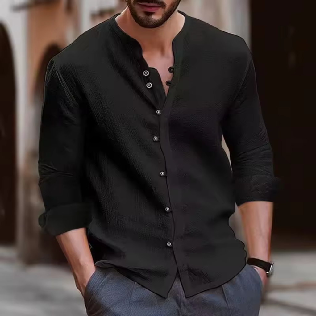 Camisa de Linho Lorennzi Geneva 5