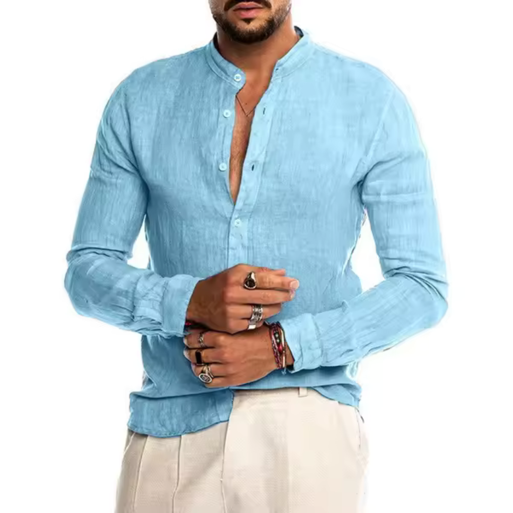 Camisa de Linho Lorennzi Island 3