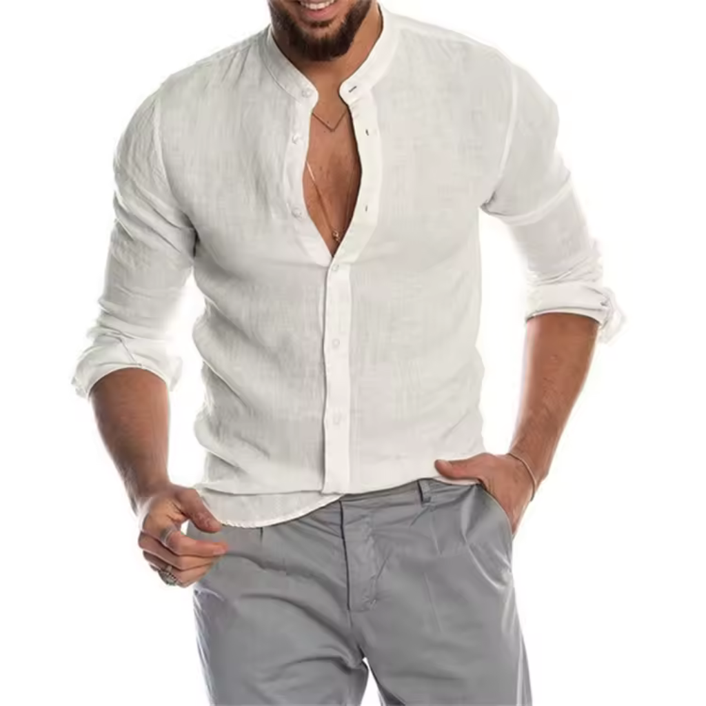 Camisa de Linho Lorennzi Island 4