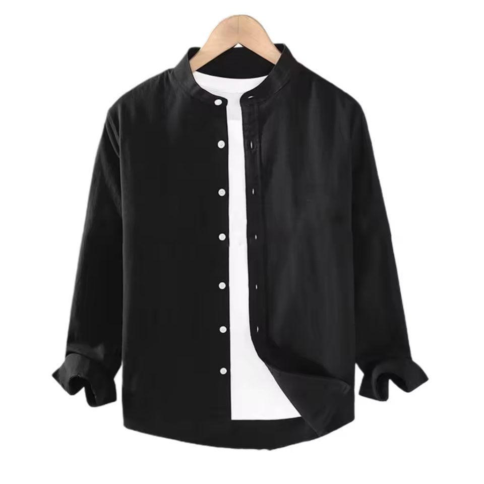 Camisa de Linho Masculina Lorennzi Azzurra