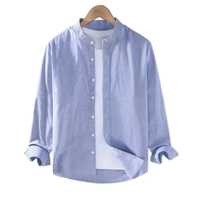 Camisa de Linho Masculina Lorennzi Azzurra 4