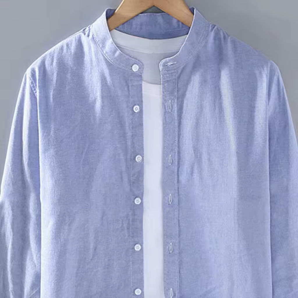 Camisa de Linho Masculina Lorennzi Azzurra 5