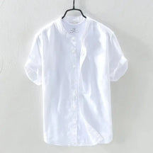 Camisa de Linho Masculina Lorennzi Bianco 5