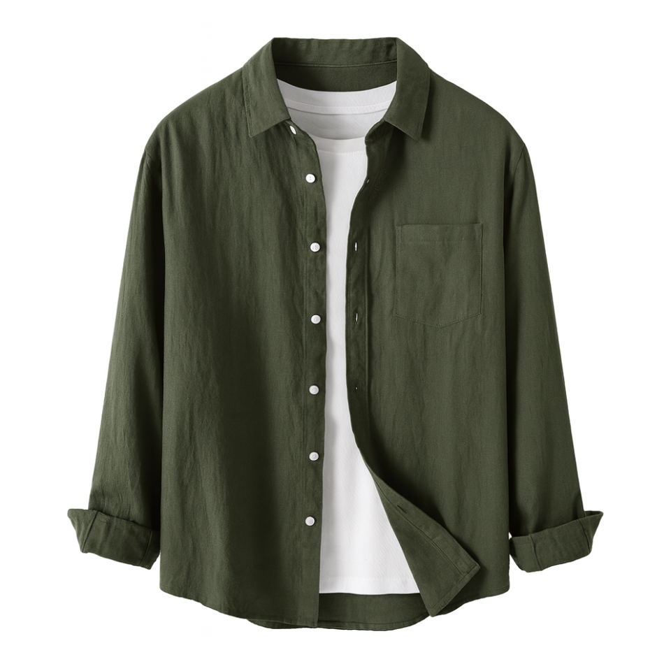Camisa de Linho Masculina Lorennzi Bosco