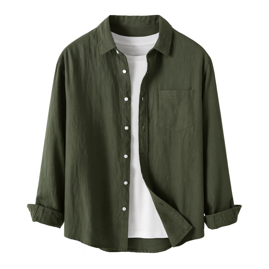 Camisa de Linho Masculina Lorennzi Bosco