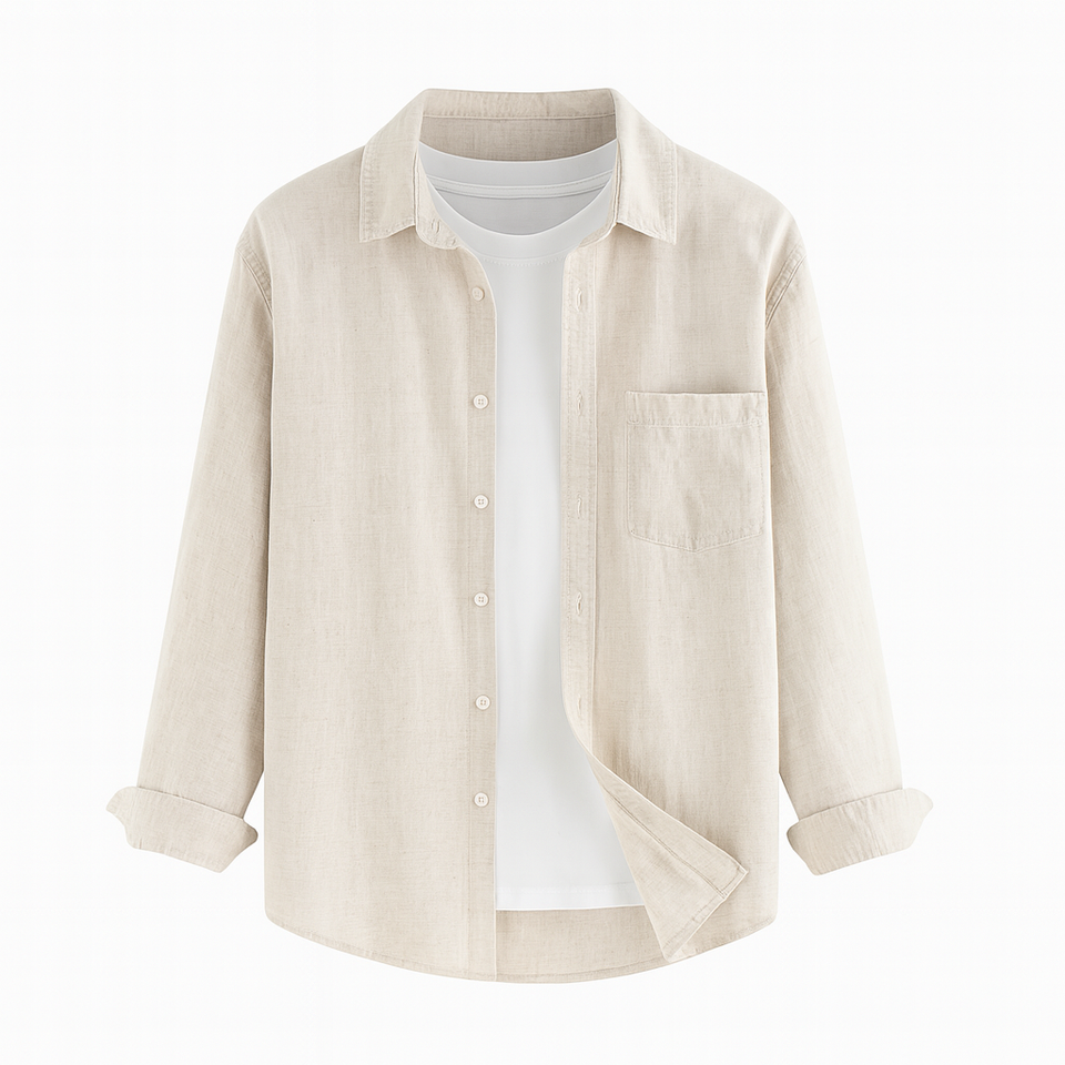 Camisa de Linho Masculina Lorennzi Duna