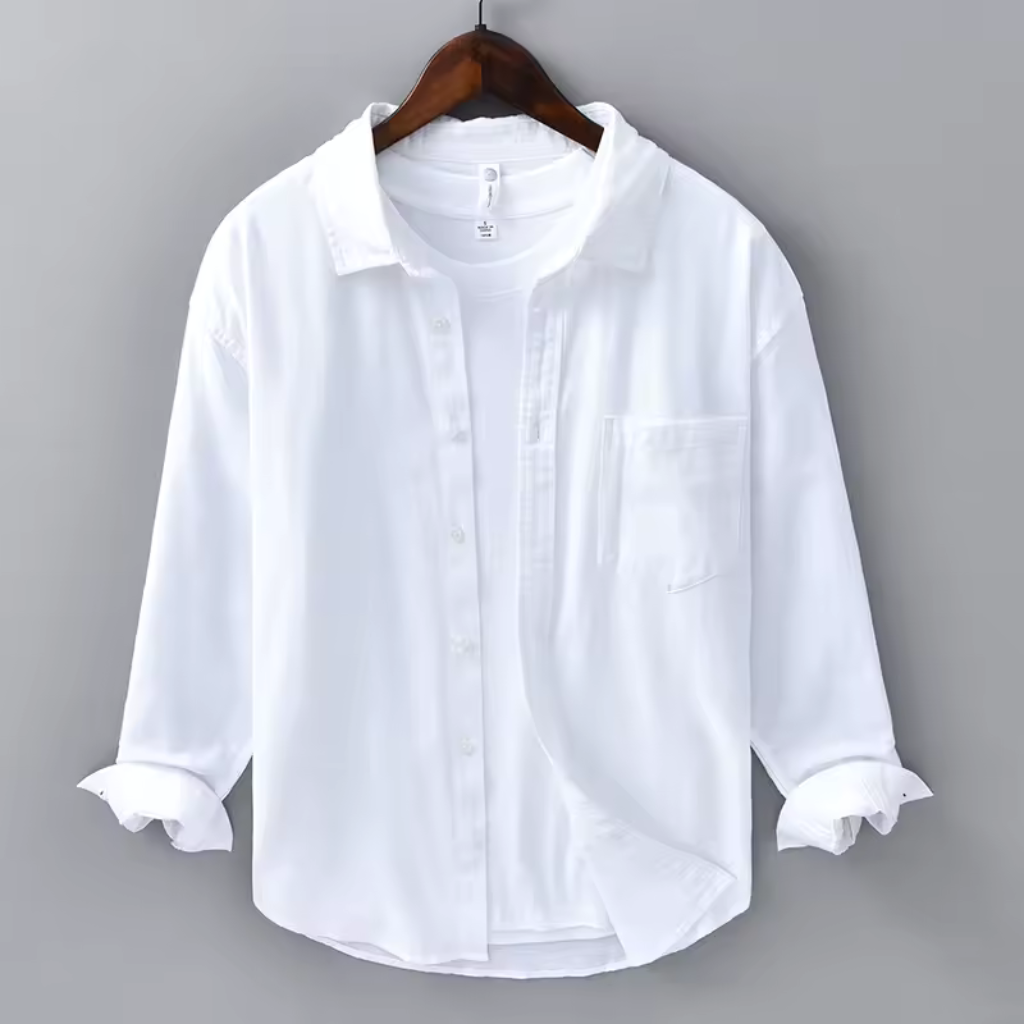 Camisa de Linho Masculina Lorennzi Duna 4