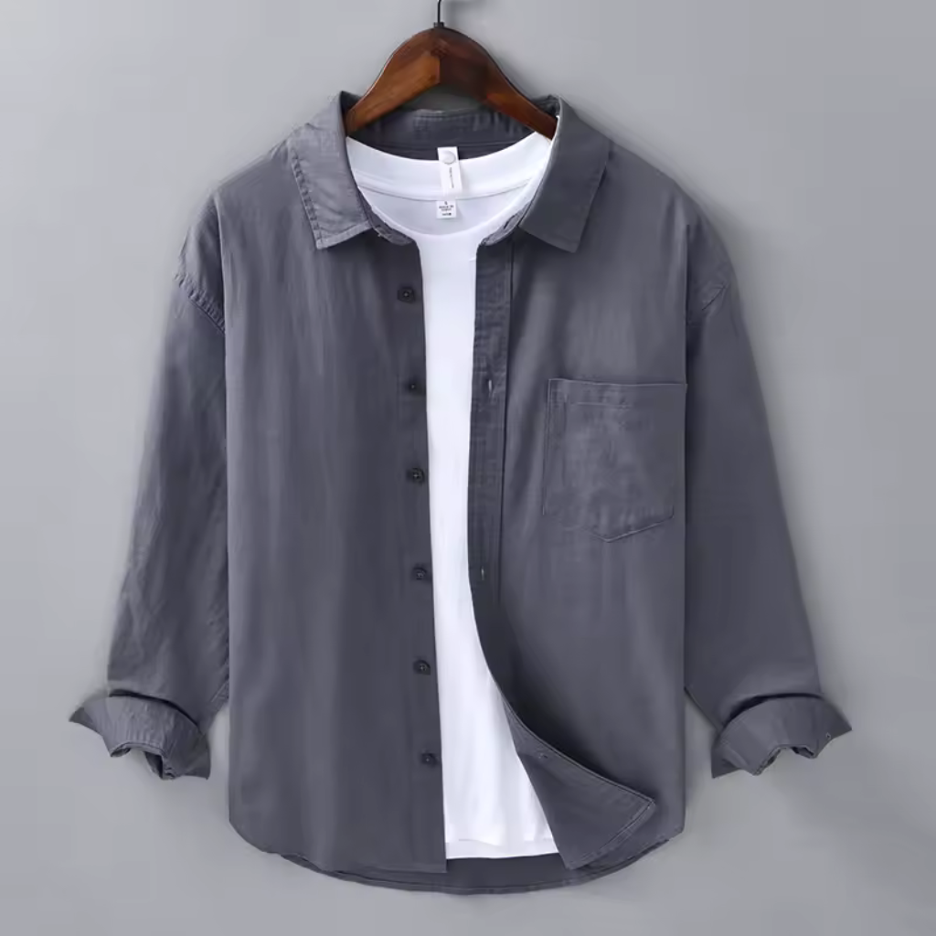 Camisa de Linho Masculina Lorennzi Duna 5