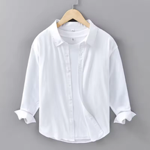 Camisa de Linho Masculina Lorennzi Grigio 4